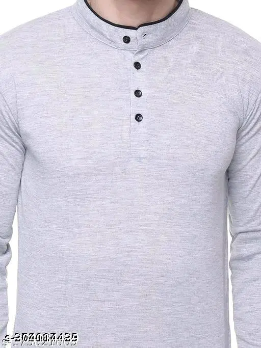 Man Party Wear Polyester Tshirt - Image 4